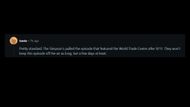 Fans react to Comedy Central pulling South Park episode mimicking Charlie Kirk shortly after his death (Image via Reddit)